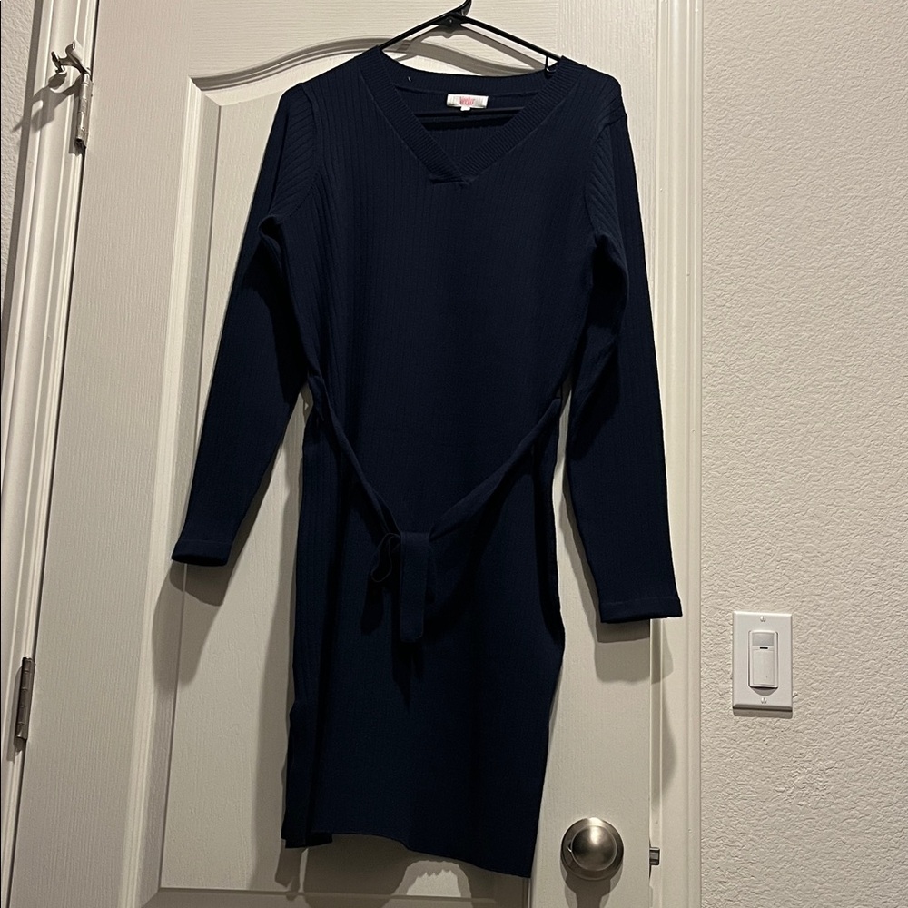 🧋Navy Blue Sweater Dress🧋3/$22